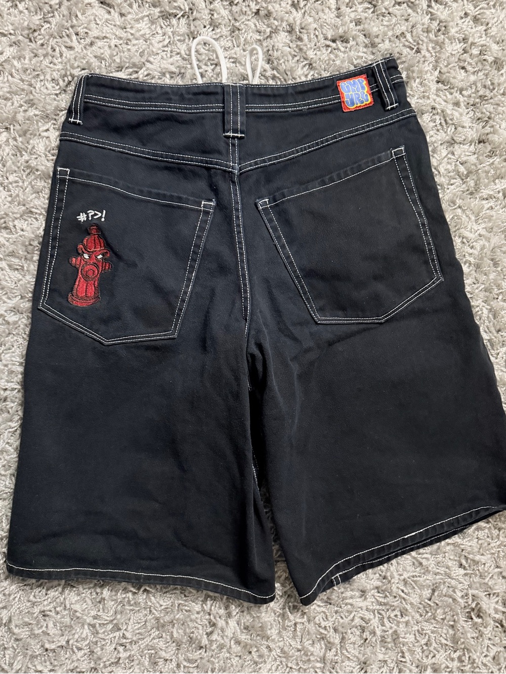 Empyre Embroidered Jean Shorts Jorts Sz 30